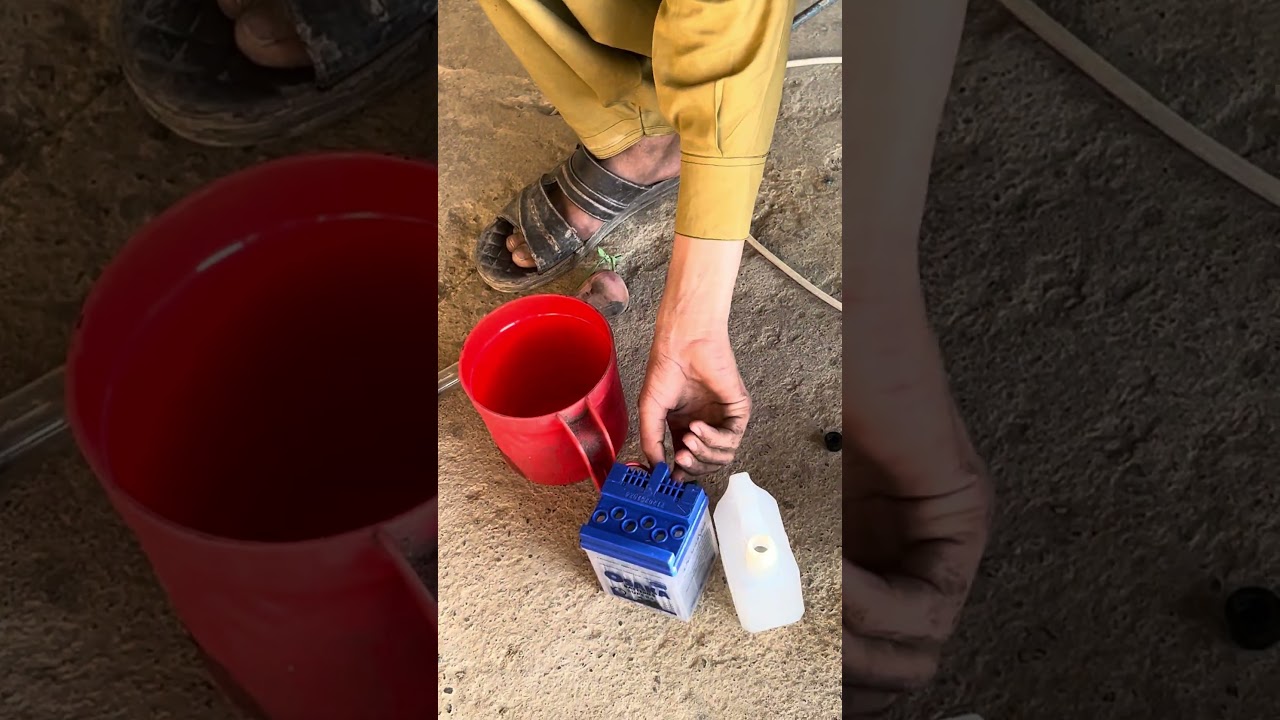 Bike battery ready in emergency in one minute see this video easy work not hard work thanks