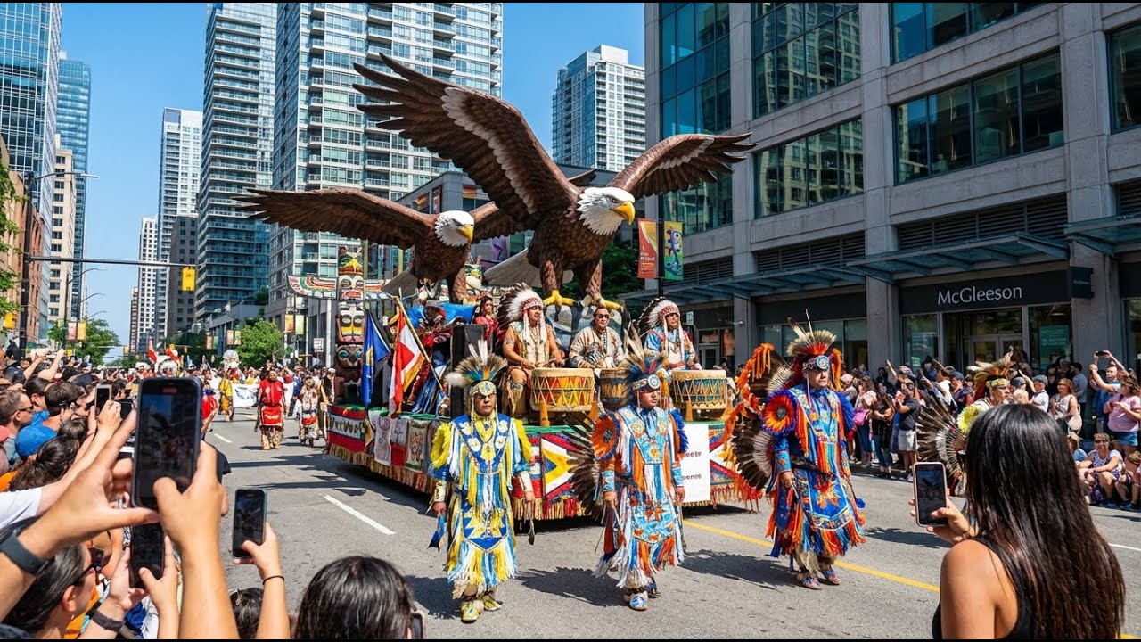 Chippewa (Ojibwe) Tribe Parade in Minnesota 🇺🇸 | Native American Dancing, Drums & Regalia