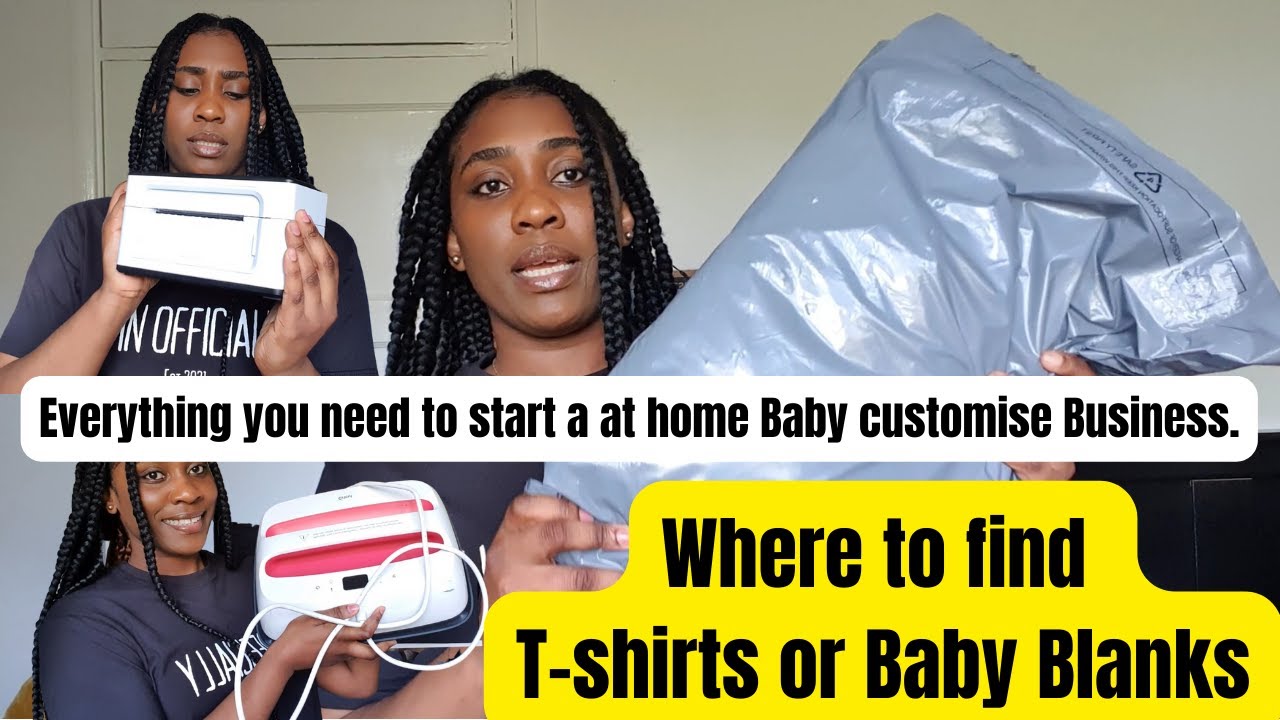Where to buy T-shirt Blanks and Baby Onesie Blanks | Things you need to start a Custom Baby Business