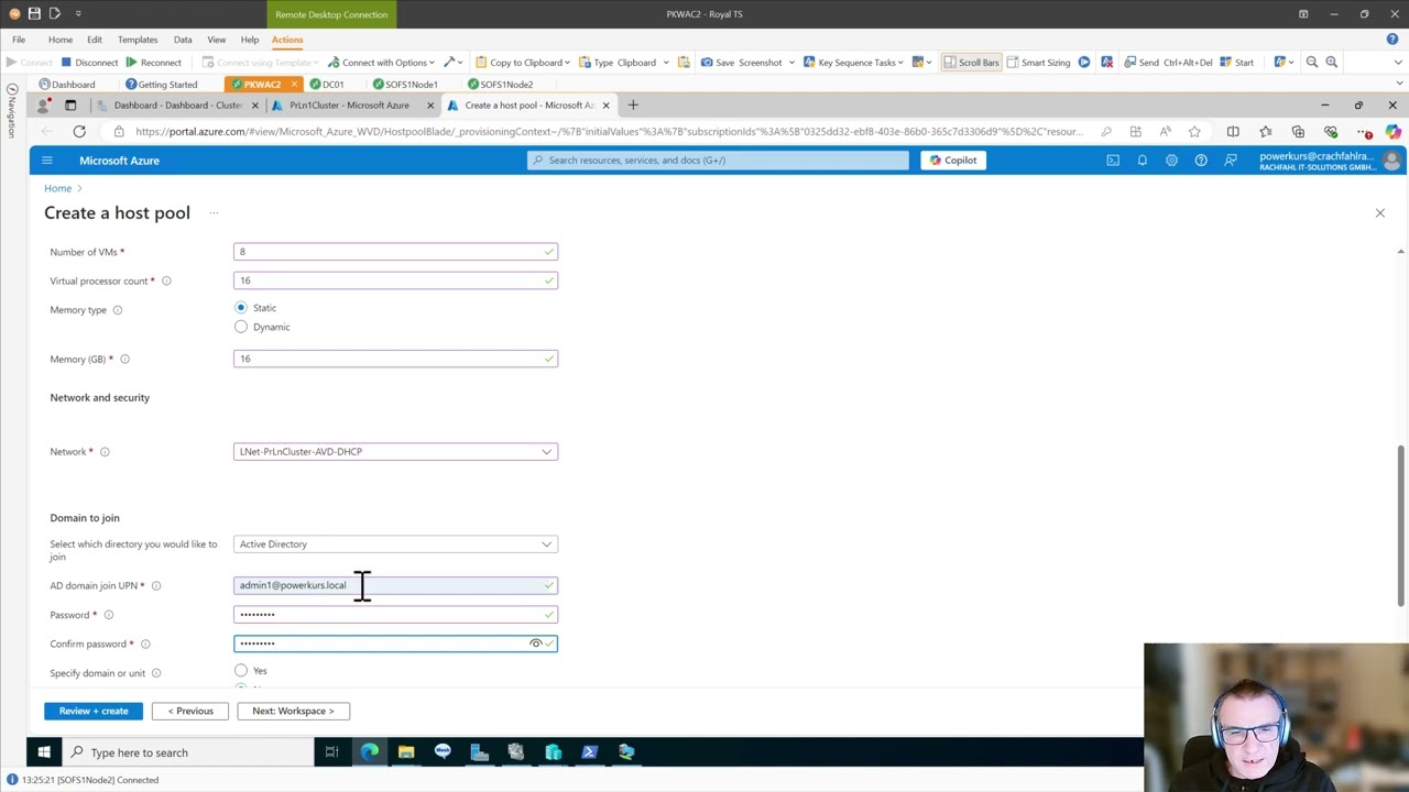 AVD auf Azure Local Video Serie - 7 -  Sessionhost Deployment
