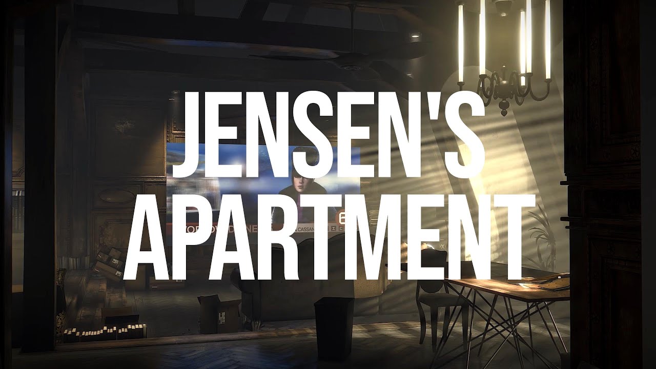 DEUS EX Mankind Divided Jensen's apartment 8 hours Ambience