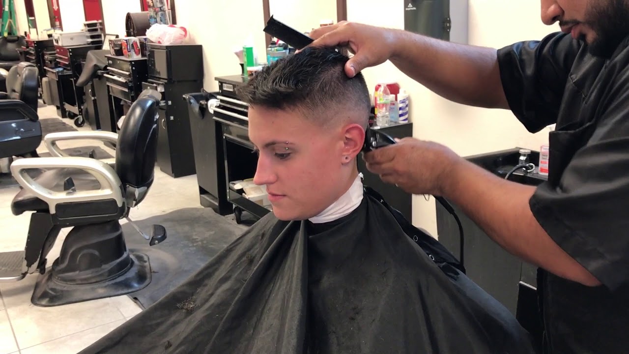 Danni LV: She Gets a Super Short Fauxhawk (YT Original)