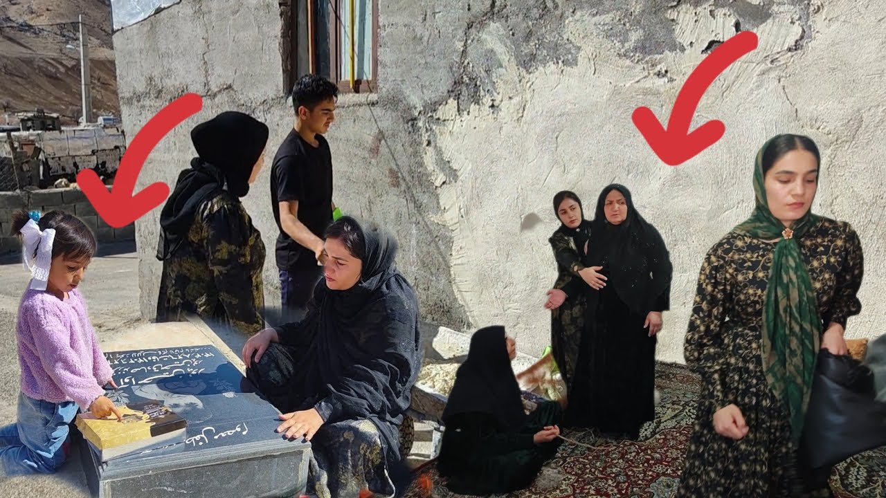 Forced marriage in the family, Mehdi's whitewashing of the walls of Farideh's house