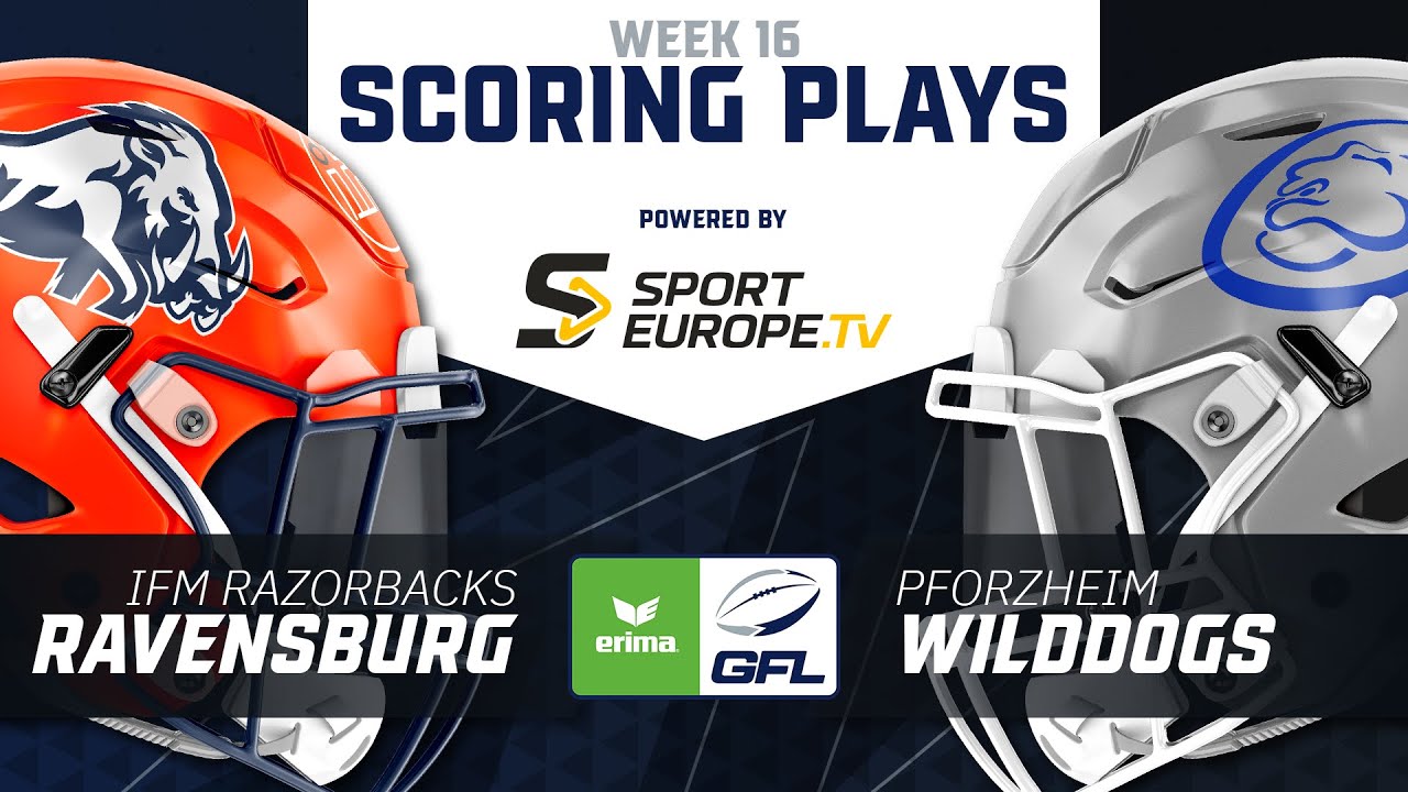 Ravensburg Razorbacks vs. Pforzheim Wilddogs | Highlights - ERIMA GFL, Week 16 I SDTV