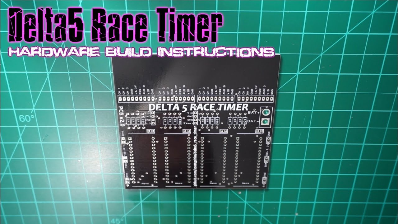 Delta5 Race Timer V2 PCB for MultiGP and LiveTime - Hardware Installation Instructions
