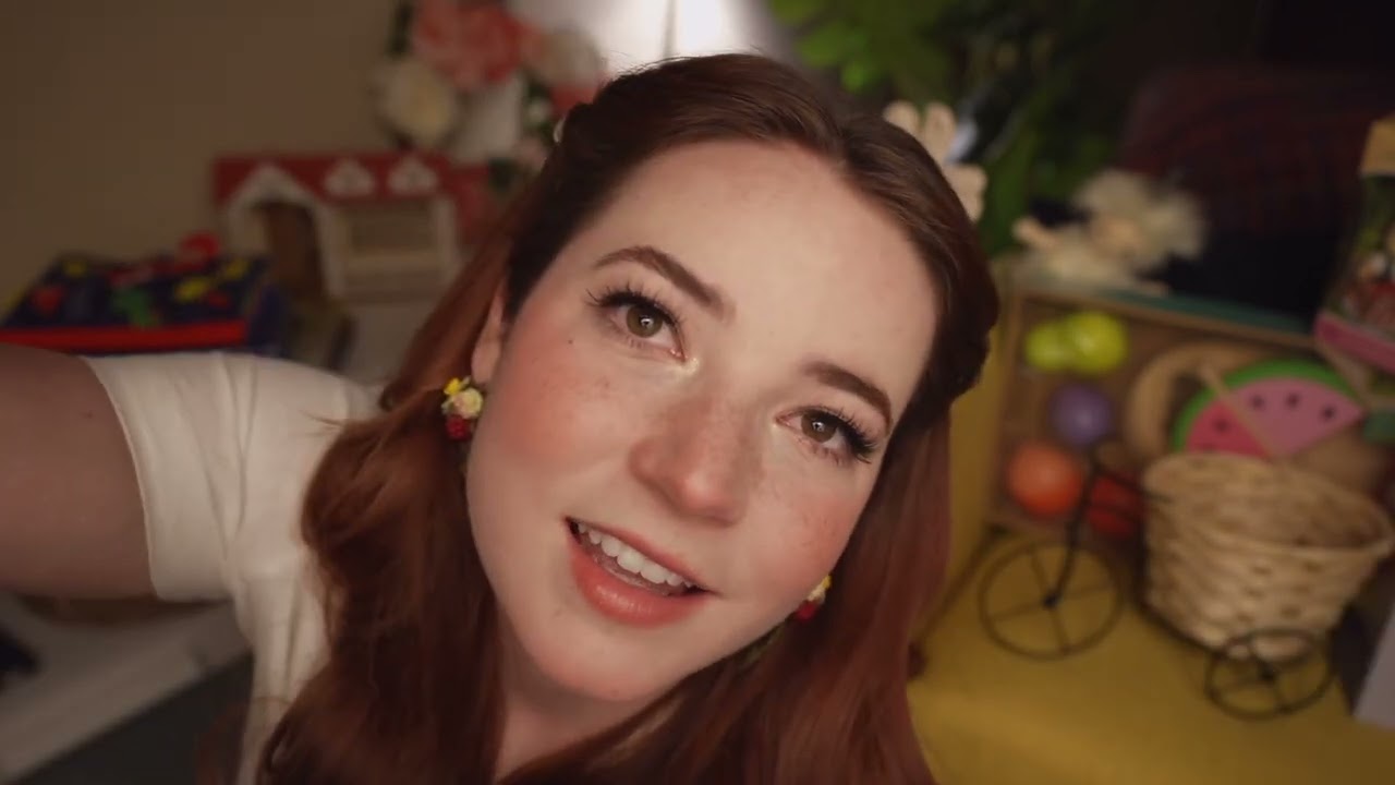 ASMR Babysitter (playing pretend, hair brushing, bedtime story)