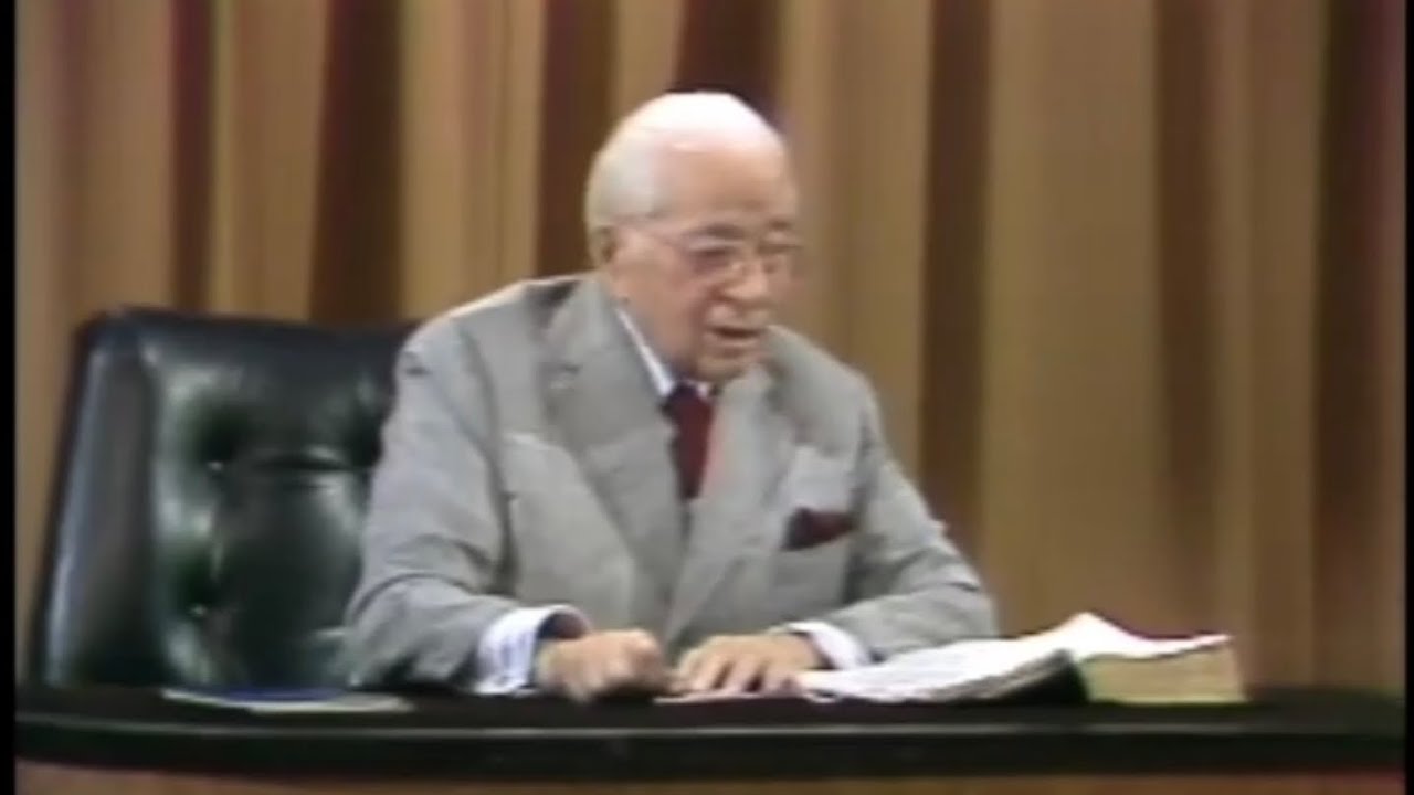 The True Church - Mr. Herbert W. Armstrong - The World Tomorrow