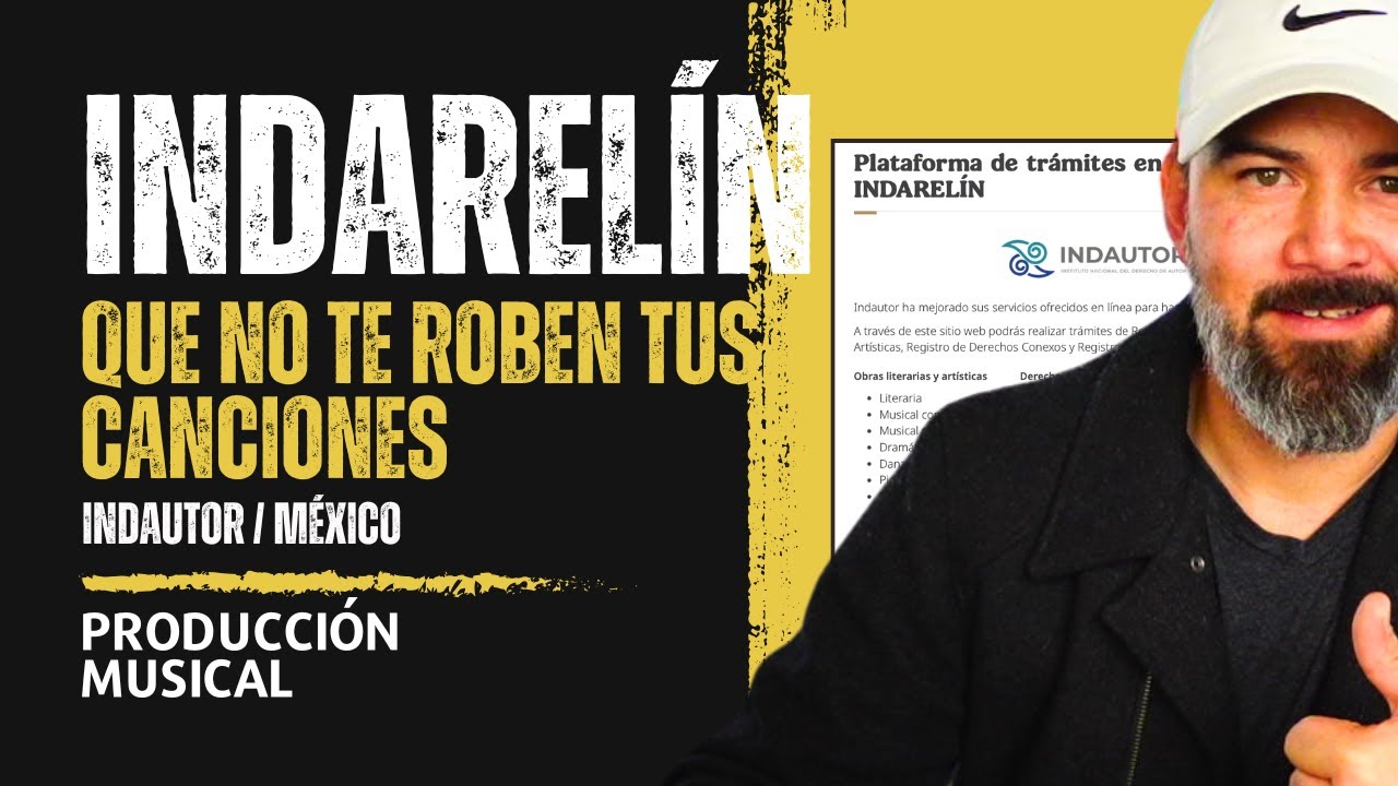 ¡REGISTRA tus CANCIONES en línea! 2026 - TUTORIAL paso a paso en Indarelin (INDAUTOR)