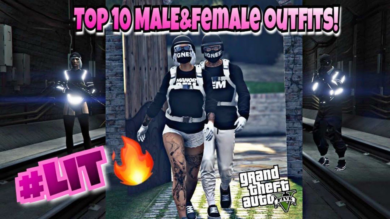 TOP 10 MALE&FEMALE OUTFITS- GTA V ONLINE ღ