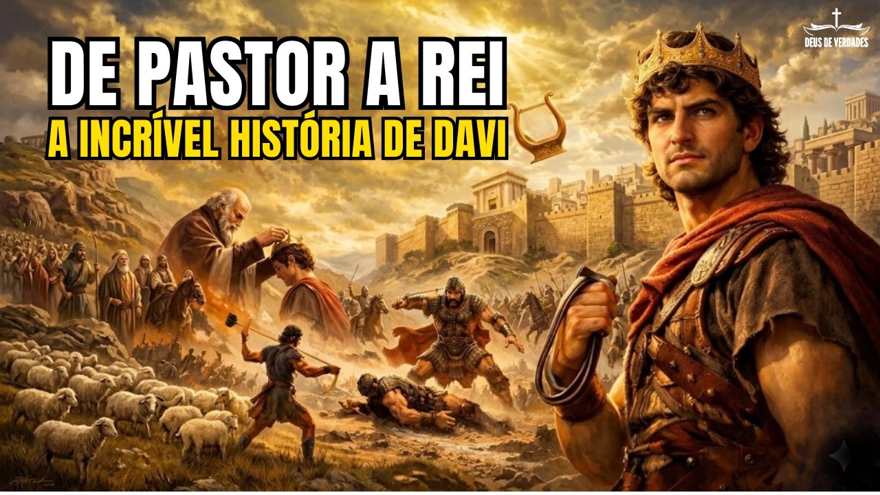  A História de Davi Como Você Nunca Viu Antes! 👑 #casadedavi #historiasbiblicas