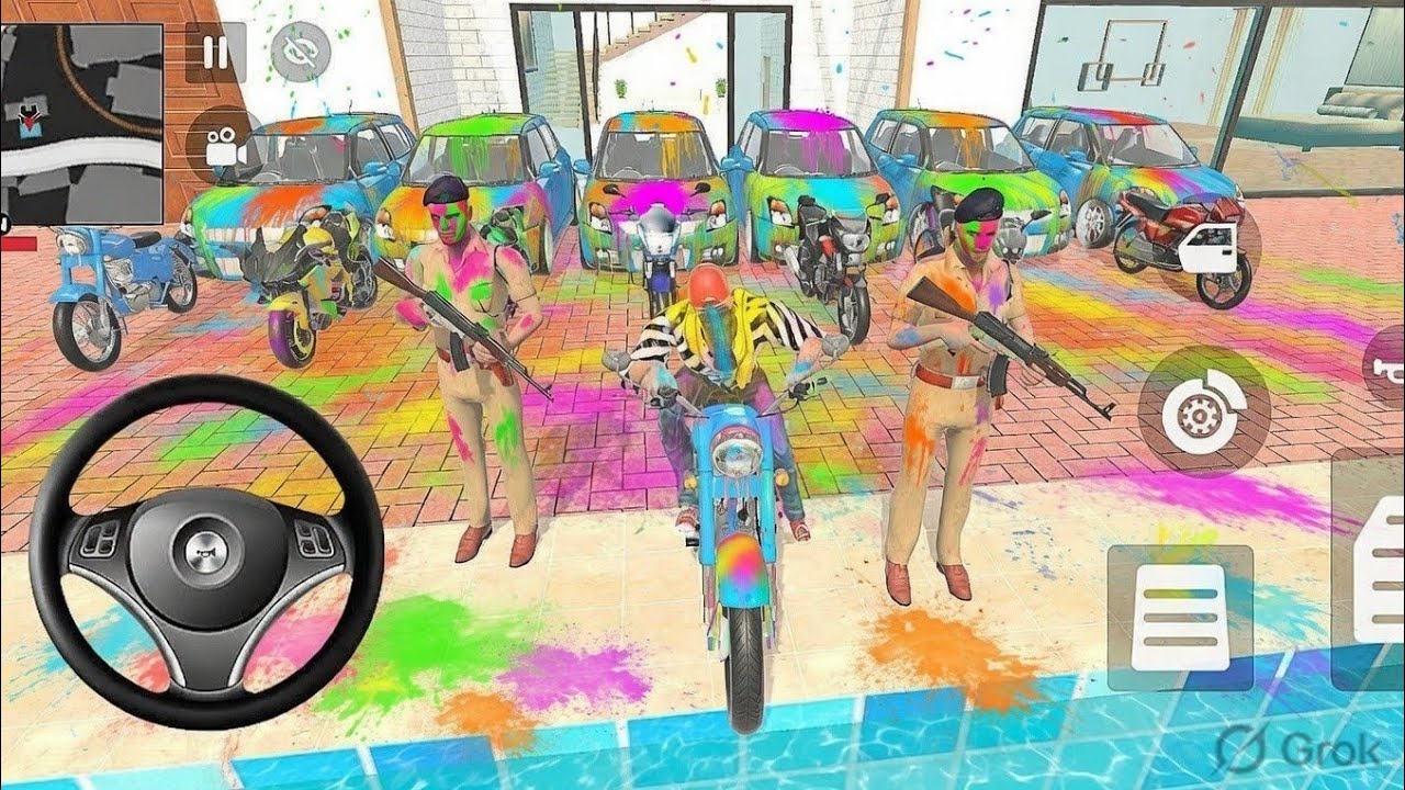 🚀 Rooftop Madness!💥 Franklin Bike Vs Building Parking -- Indian Game 2026!