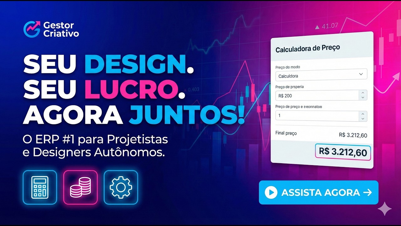 ERP Gestor Criativo - Sistema de Gestão para Projetistas e Designers