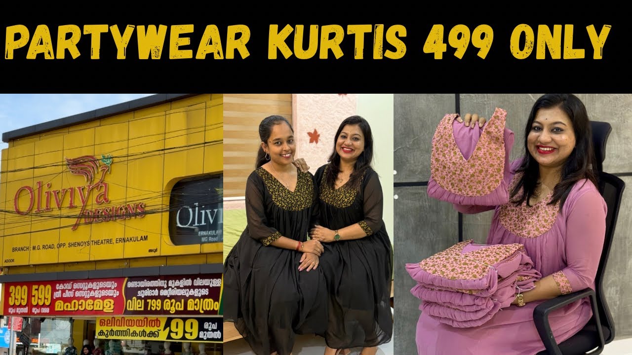 Partywear kurtis for just Rs. 499 😍freeshipping 😍oliviya Designs 😍