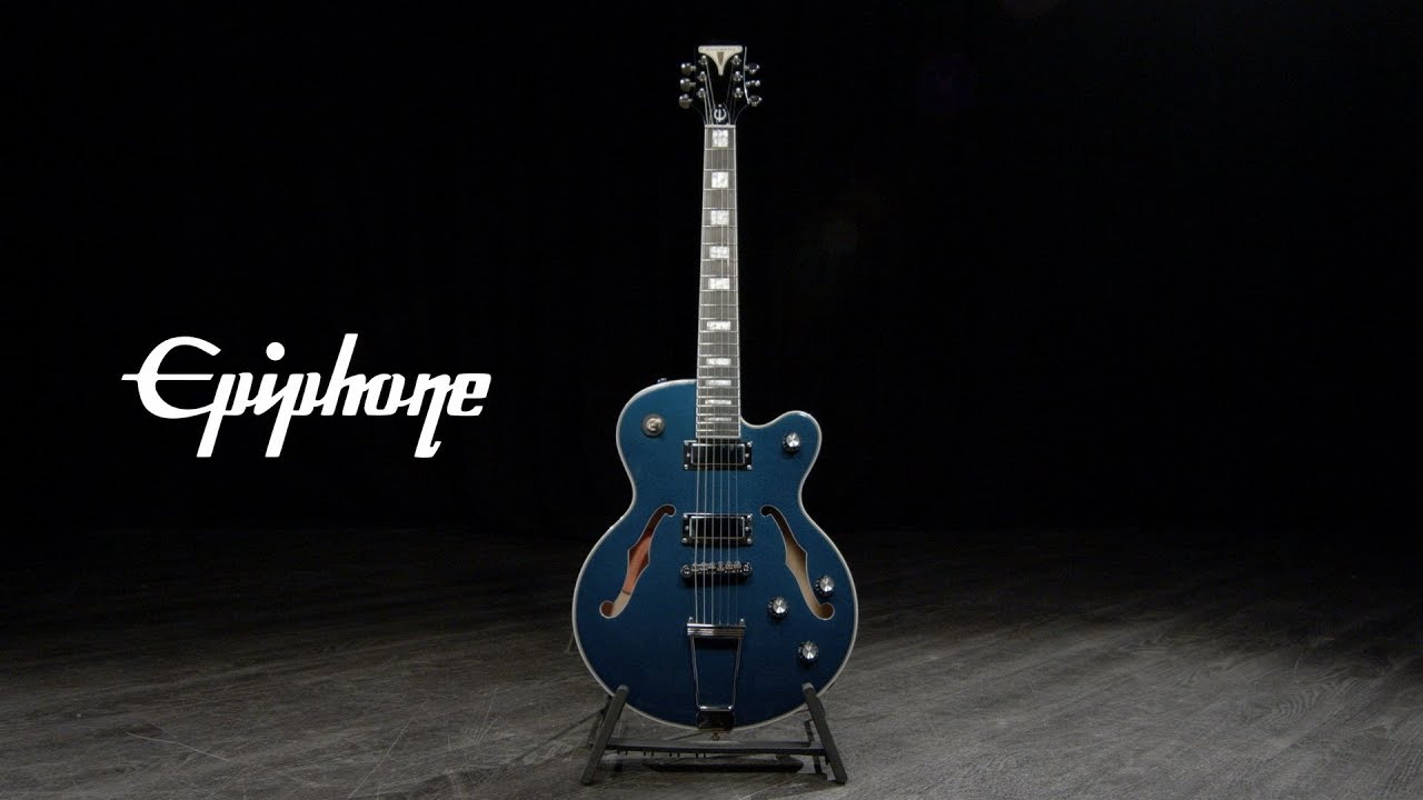 Epiphone Uptown Kat ES, Sapphire Blue Metallic | Gear4music demo