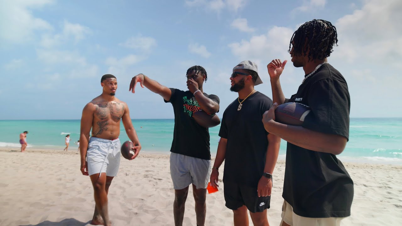 From Workouts Straight To The Yacht with Cam Ward, Kyron Drones, Shedeur Sanders & His O-Line