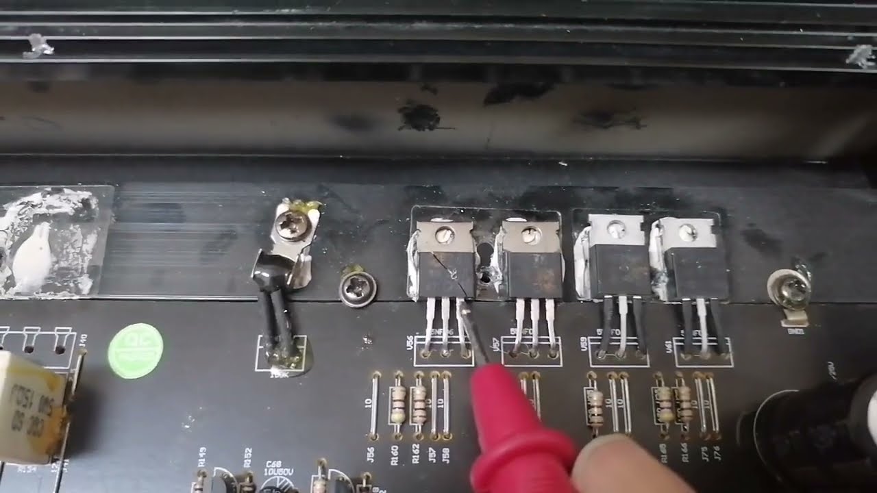 Hİ-Fİ 2400 Watt Anfi Oto Amfi Tamiri, TL494 Osilatör Entegresi kısa devre anfi 5A akım çekiyor,