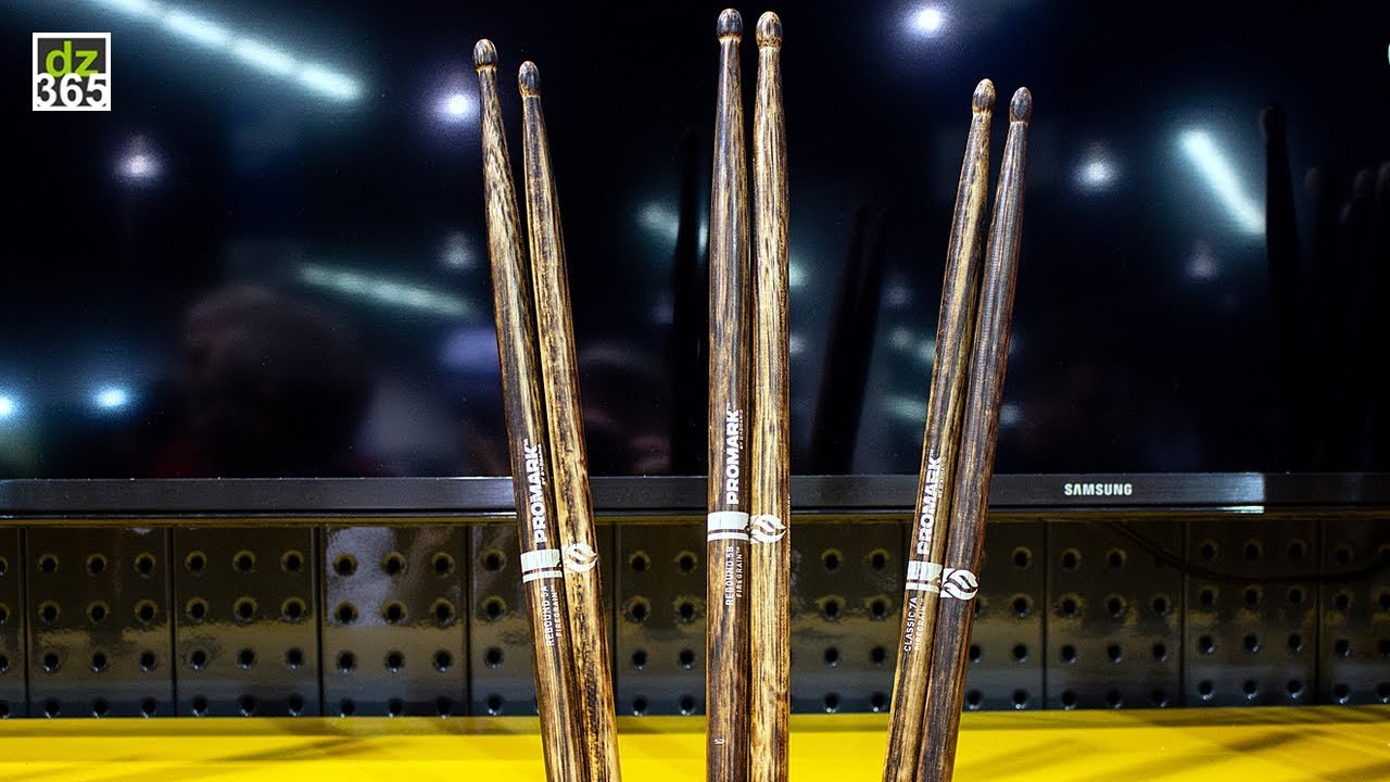 Promark Firegrain and ActiveGrip drumsticks