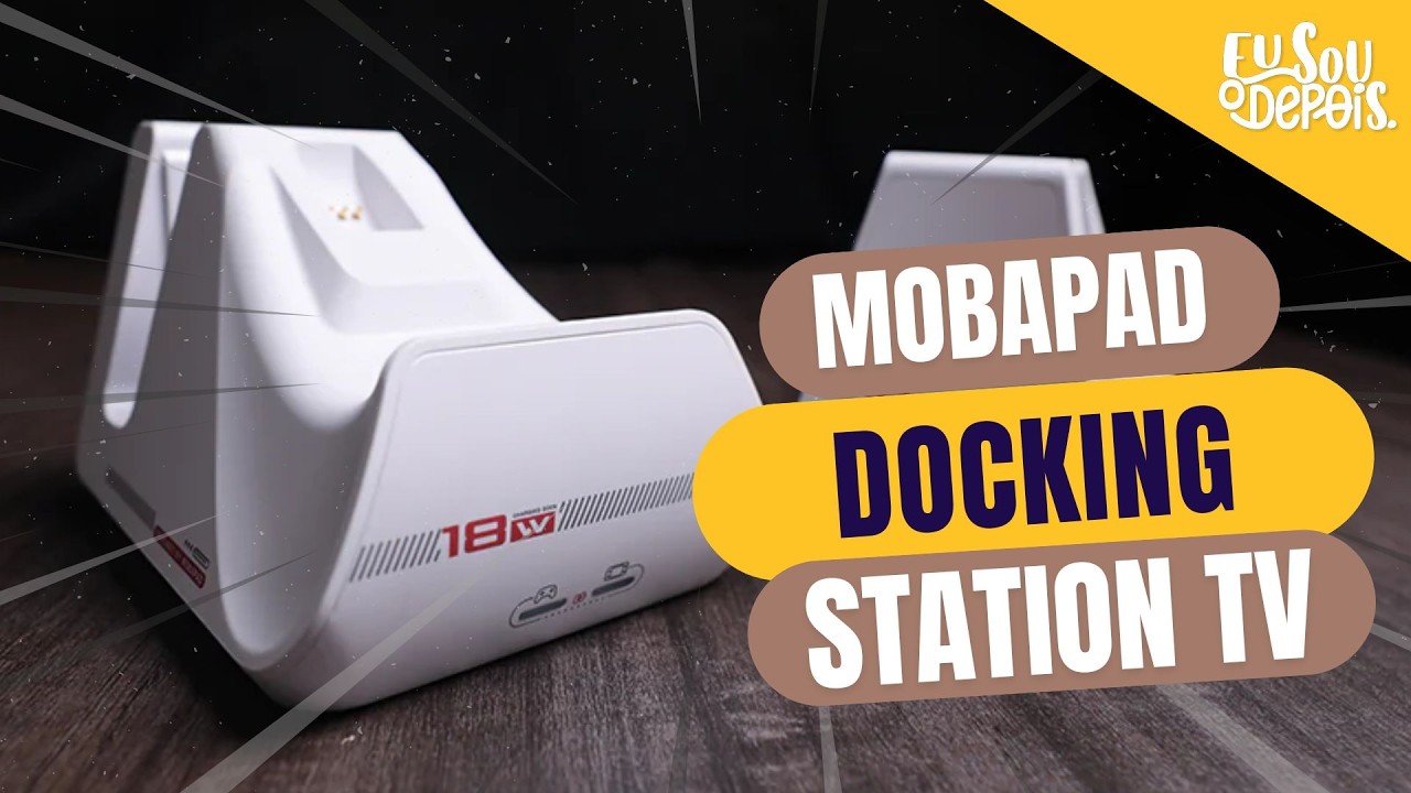 ESSA DOCK DE SWITCH CARREGA ATÉ CONTROLE - MOBAPAD DOCKING STATION TV