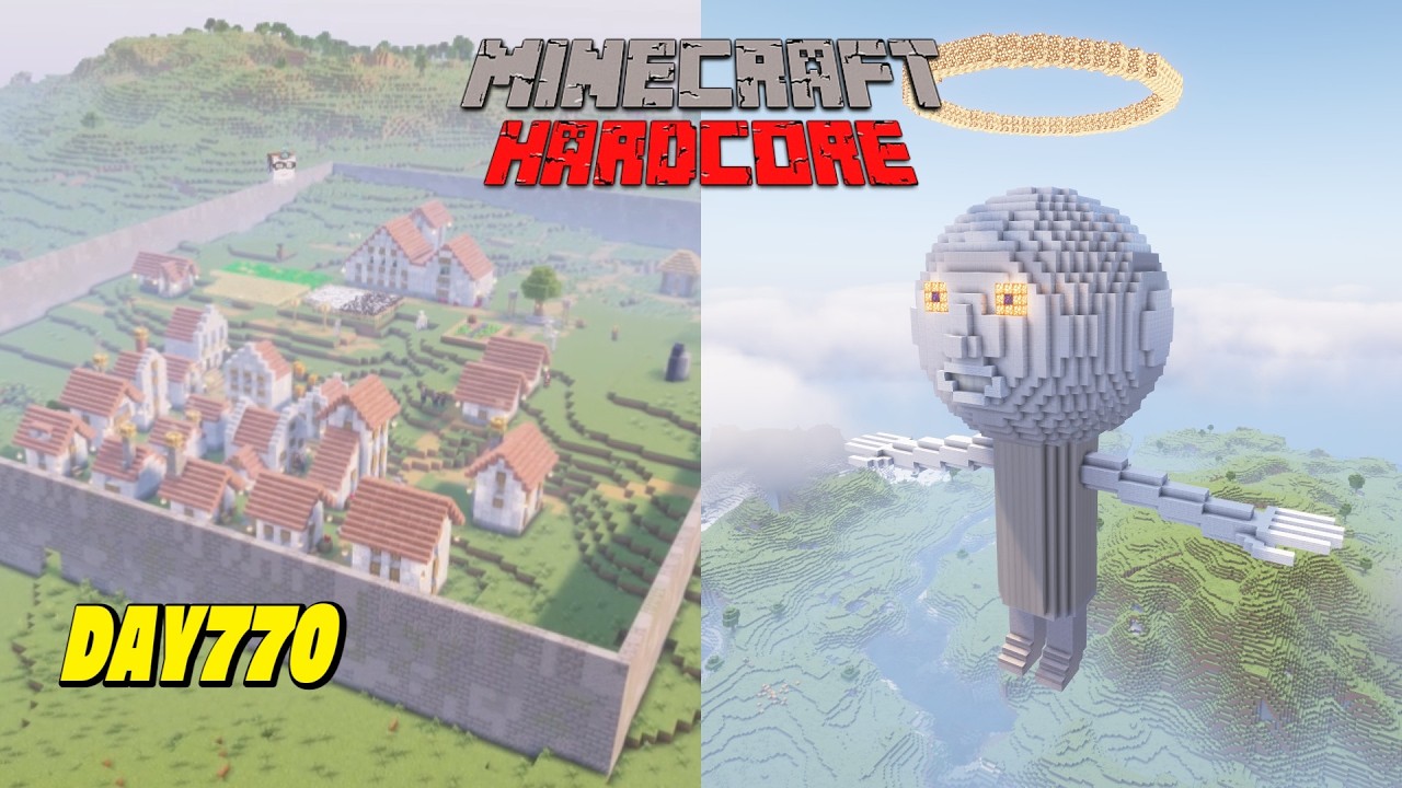 【マイクラハードコア】天空トラップタワーをエンジェルにする　DAY770