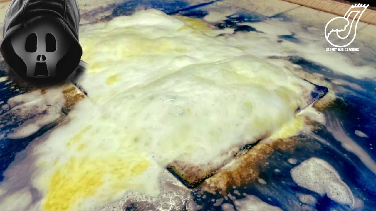 Storm-Wrecked Rug! Buried in Mud. Can It Be Saved?|satisfying  asmr rug cleaning