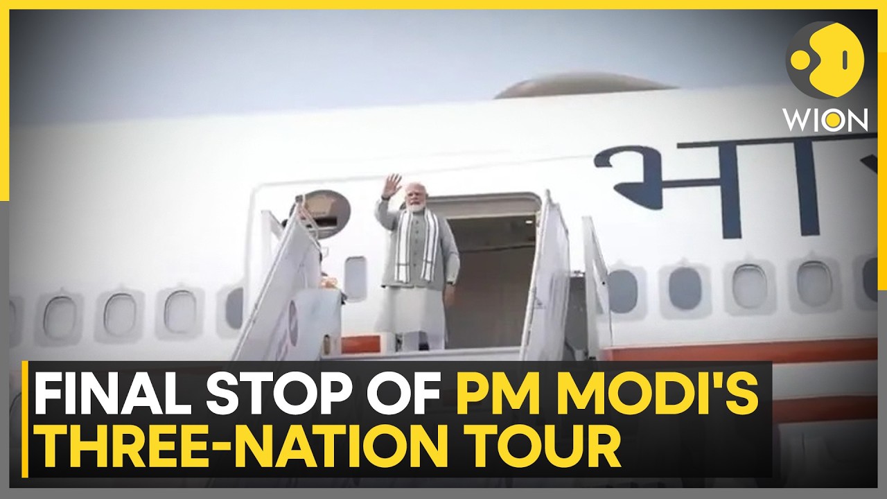PM Modi Arrives in Auckland: Final Leg of Historic 3-Nation Tour Begins| WION