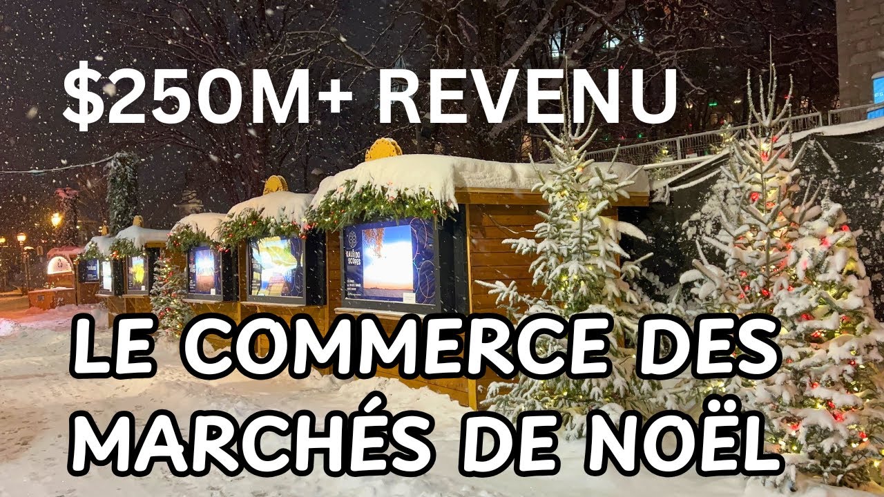 Comment les marchés de Noël génèrent des millions de dollars de revenus