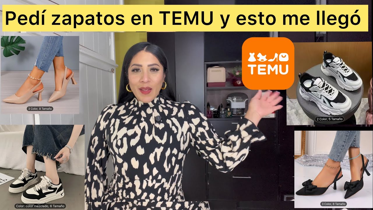Zapatos baratísimos de TEMU con 90% de descuento ✅