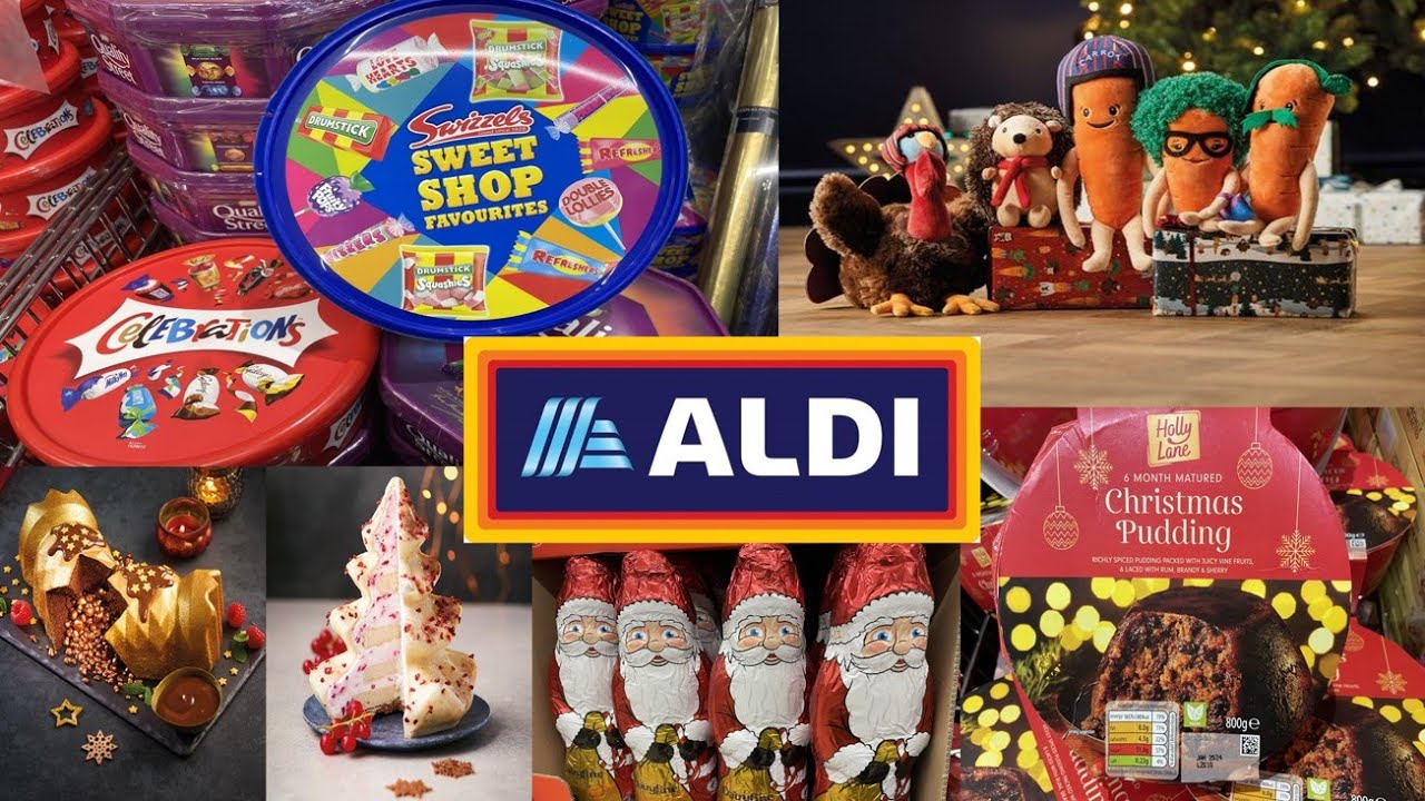 ALDI at CHRISTMAS store tour with surprising CHRISTMAS TREATS! 🎄