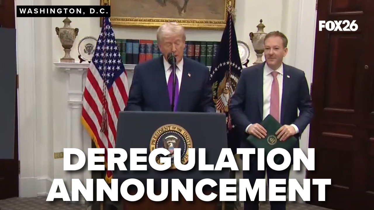 President Trump deregulation announcement