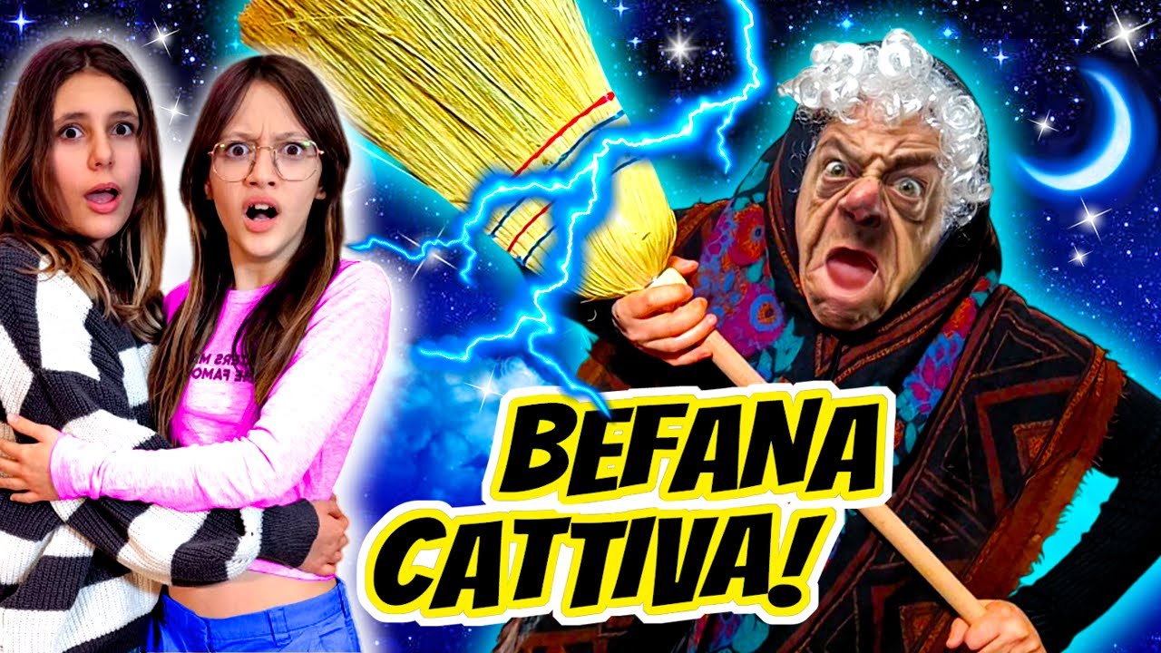 SOFI E LU FANNO ARRABBIARE LA BEFANA CHE DIVENTA CATTIVA!