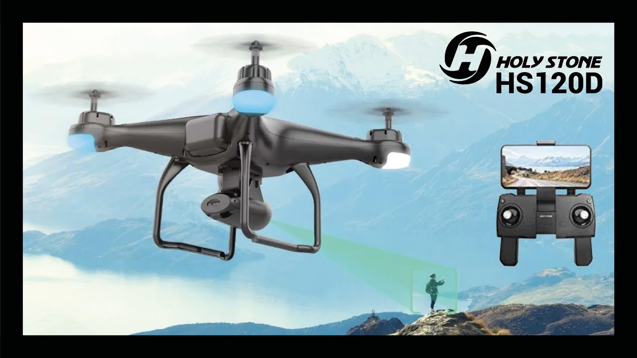 Holy Stone HS120D con GPS 💥 1080p 💥 2K UHD ✅ 🎮 🛸