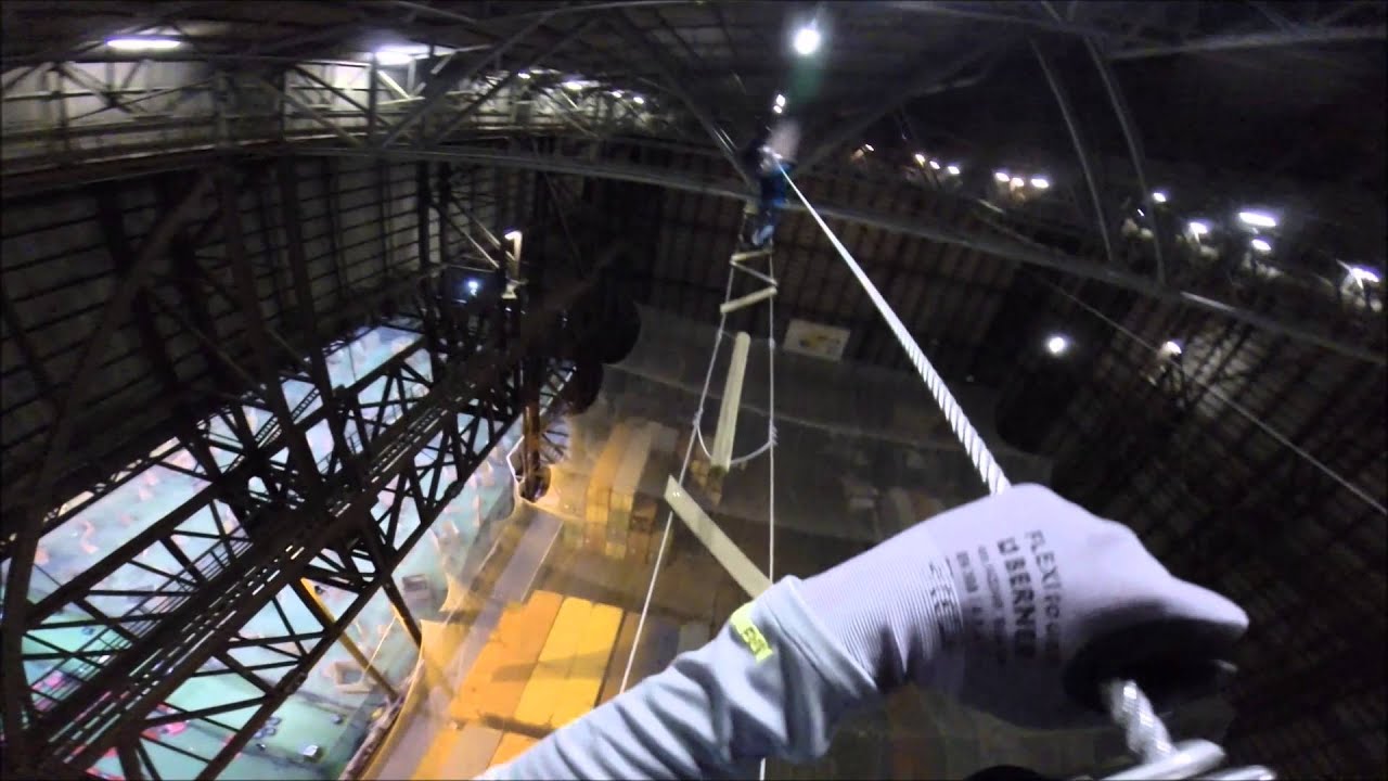 Urban high roping - Copenhagen - Extreme sport - Military exercises