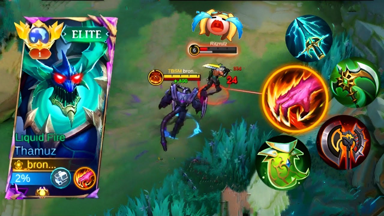 MLBB THAMUZ IN JUNGLE 🔥🔥🔥#mobilelegends#mlbb#thamuz#ml#bron#gameplay#mobilelegendsbangbang#bron....