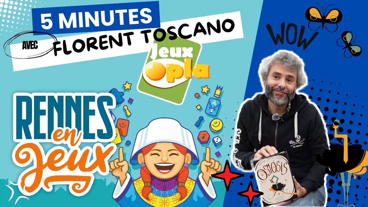 Jeux de société : les jeux Opla en 2026 : 5 minutes avec Florent Toscano