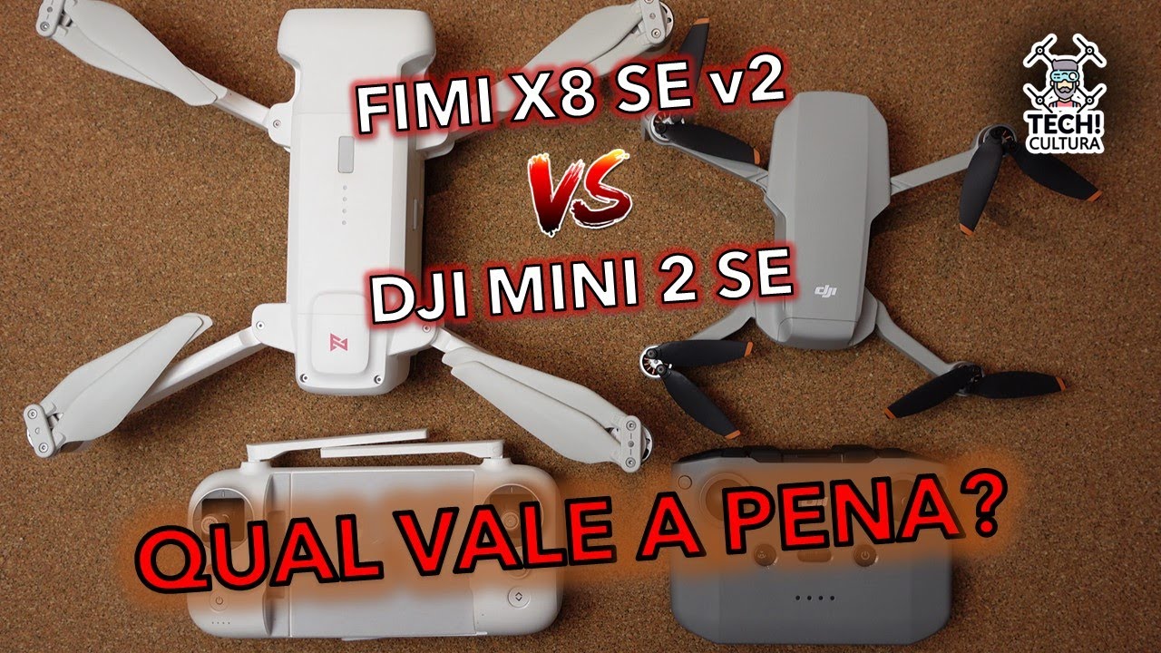 DJI Mini 2 SE vs X8 SE 2022 v2 - Qual vale a pena? Drones para iniciantes
