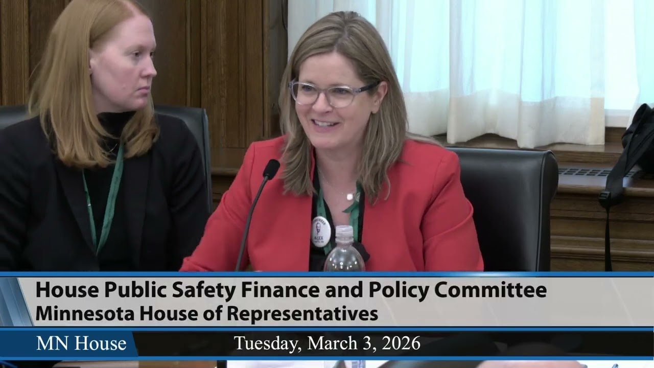 House Public Safety Finance and Policy Committee 3/3/26