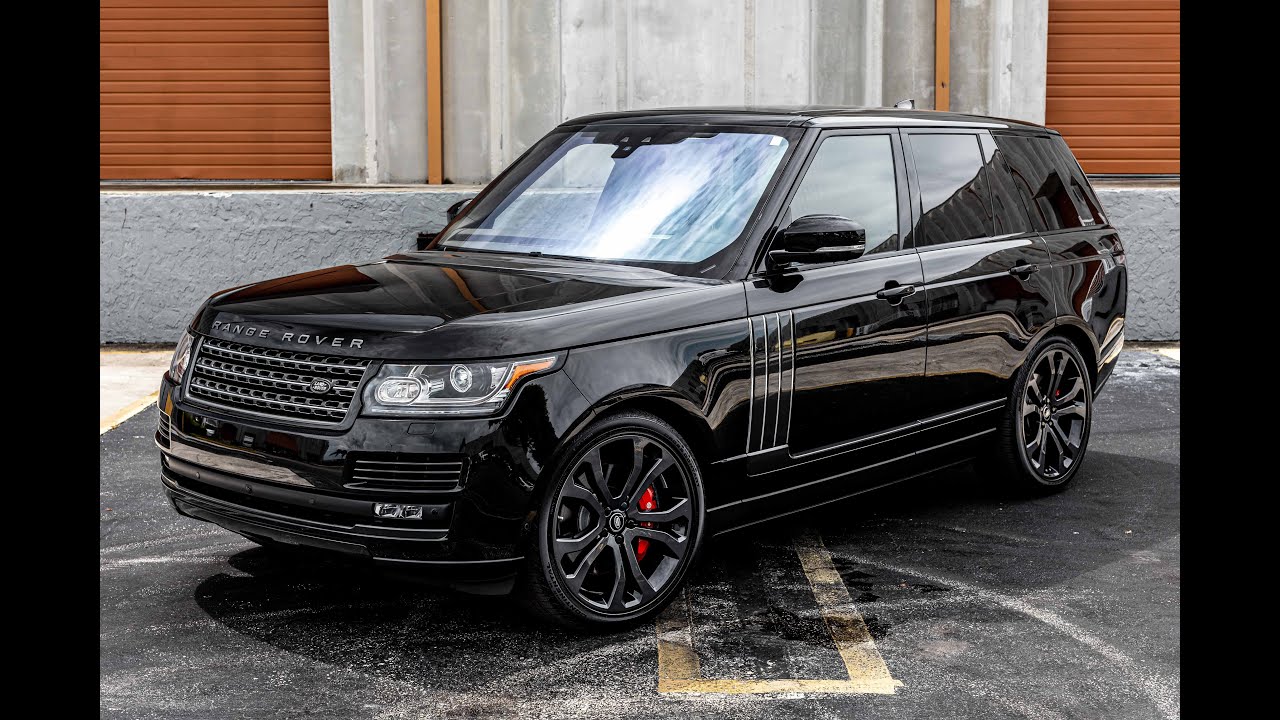 2017 Land Rover Range Rover SVAutobiography Dynamic in Santorini Black