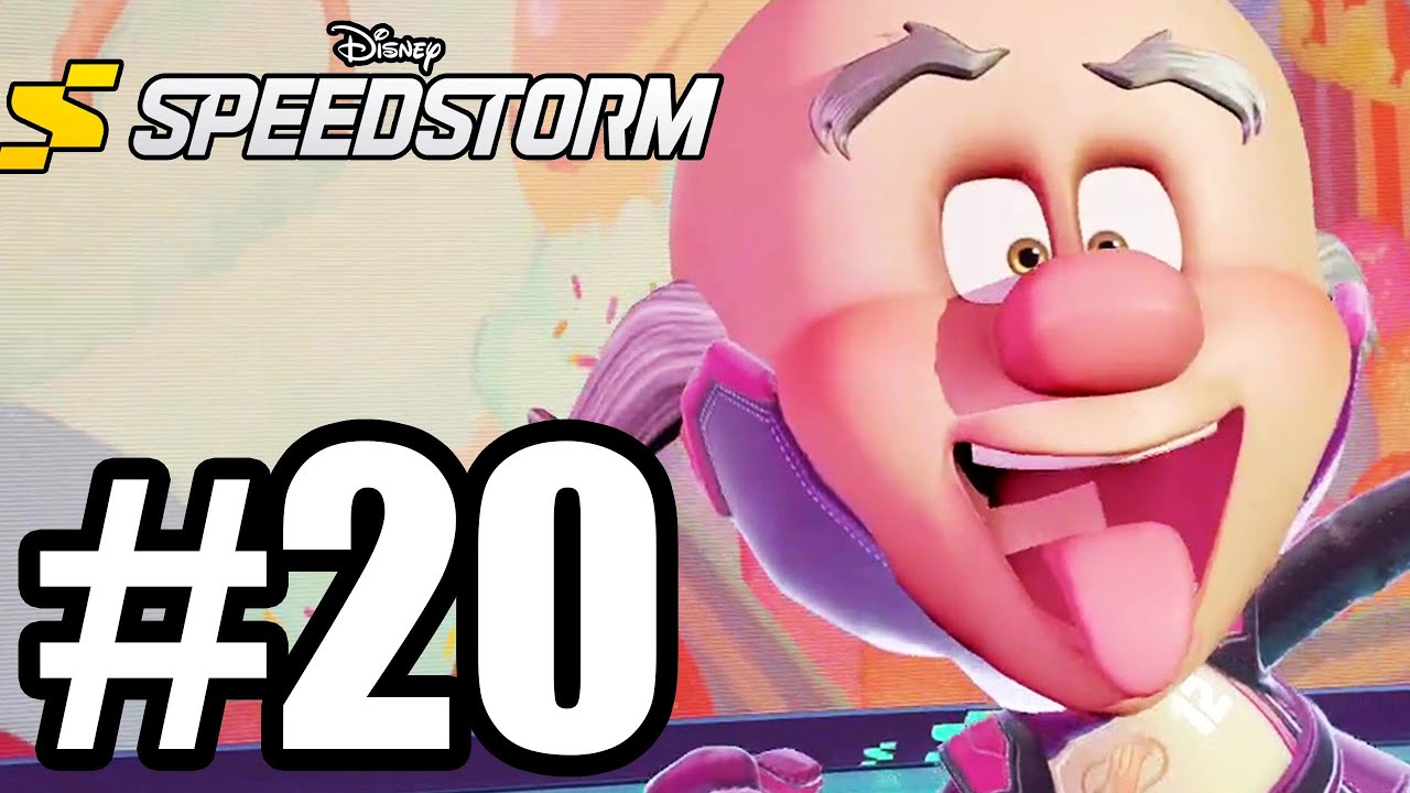 Disney Speedstorm Gameplay Walkthrough Part 20 - Sugar Rush Tour Chapter 3 & 4 (Wreck-It-Ralph)
