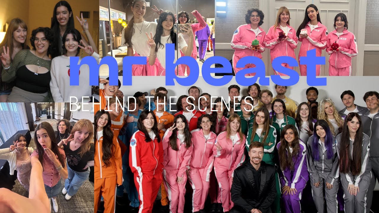 BEHIND THE SCENES: MR BEAST (PINK TEAM)