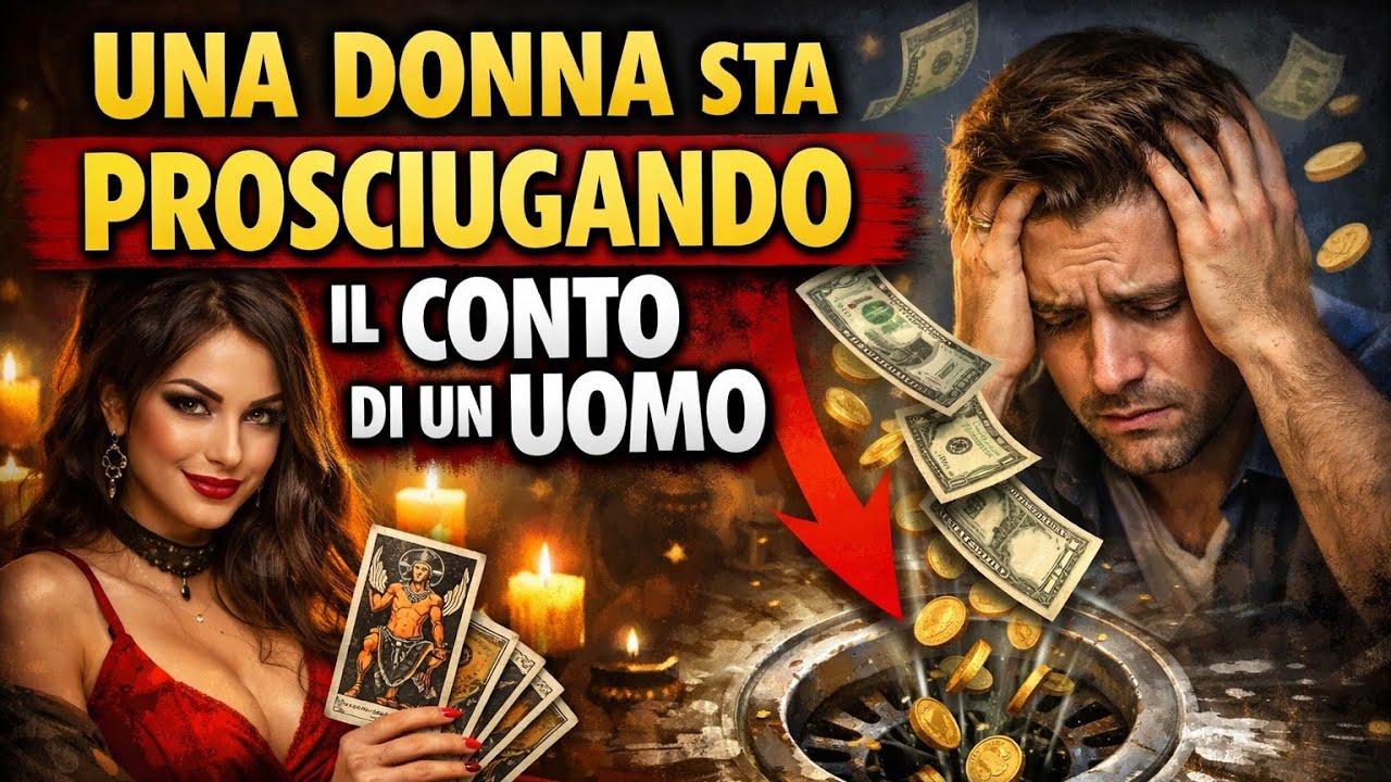 Una donna sta prosciugando il conto di un uomo..