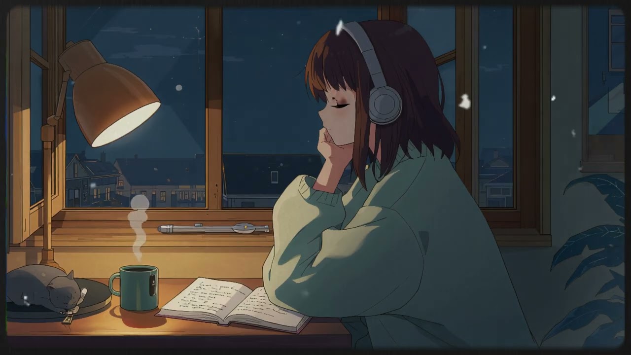 Cozy Night Lofi ☕🌙 Deep Focus with Soft Melodic B