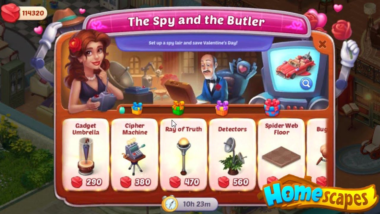HomeScapes:  The Spy and the Butler / HomeScapes:  Под грифм: Романтика
