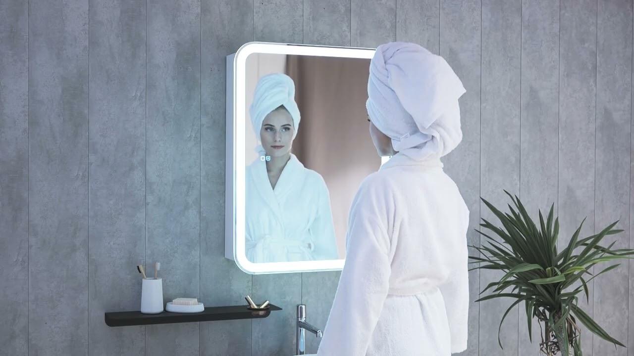 Зеркало-шкаф Silver Mirrors Фиджи 2 Flip 50x75 с подсветкой, с подогревом