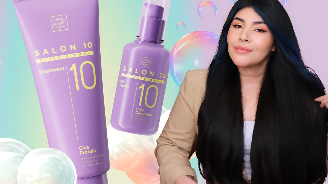 💜 MISE EN SCÈNE Salon 10 Cica: Reconstrução e fortalecimento para cabelos danificados [Low Poo]