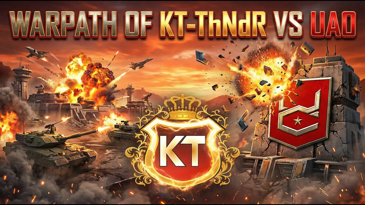 KT-ThNdR WARPATH TROLLING UAO & THEIR ALLIES  | PVP WAR COMMANDER | KT TEAM