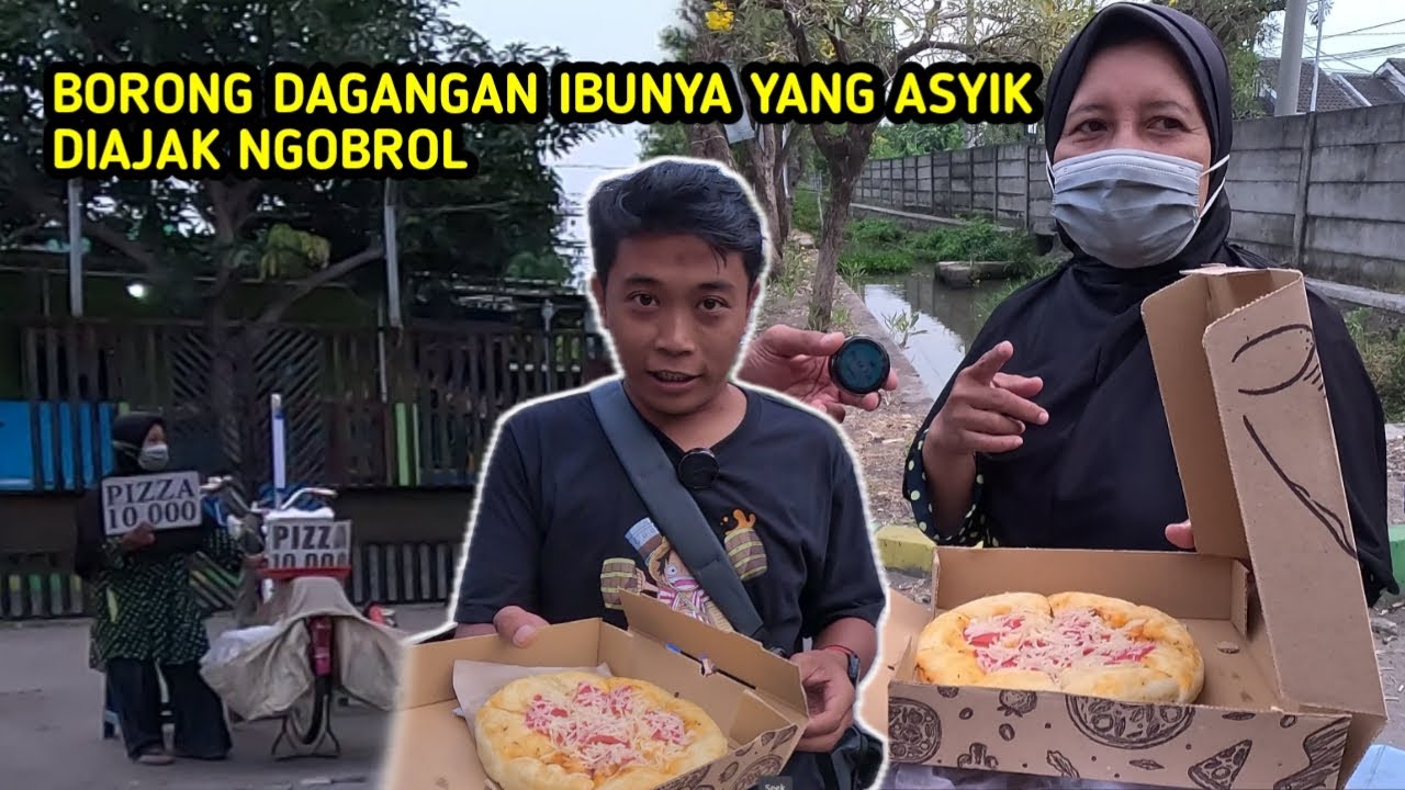 BORONG DAGANGNYA IBUNYA YANG JUALAN DENGAN SEPEDA ONTHEL !!
