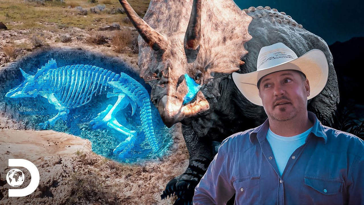 Escavação em busca de crânio de um Tricerátops | Caçadores de Dinossauros | Discovery Brasil