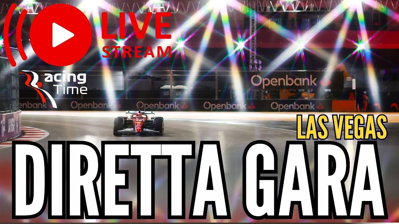 🎥F1 LIVE GARA GP DI LAS VEGAS - DIRETTA📺