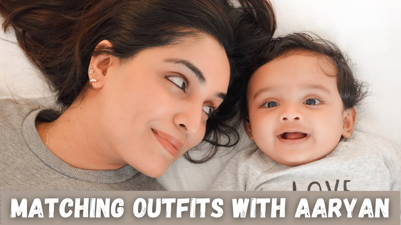 Matching Outfits With My Baby Aaryan | Nimmy Arungopan | Aaryan Gopan
