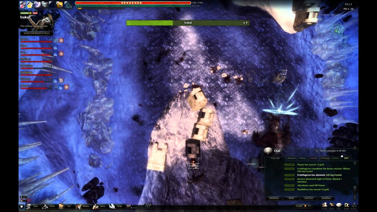 Vindictus Gameplay Lvl 52 Scythe Evie - Irukul
